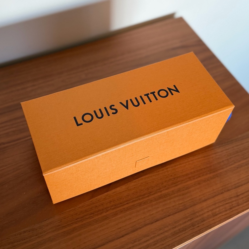 Empty Louis Vuitton perfume/cologne Gift Box and Bag